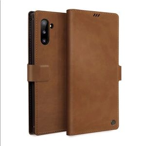 UNIQ Samsung Galaxy Note10 leatherette wallet phone case